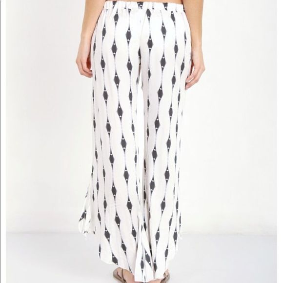 Eberjey Voyeur Ananda Swim Cover Up Lounge Pants Side Leg Tie Lead S - Picture 4 of 7